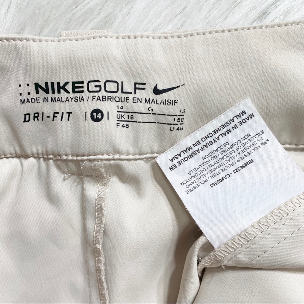 SOLD-Nike Golf Khaki Dri Fit Skort - Picture 6 of 7